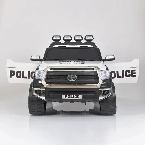 Дитячий поліцейський електромобіль Bambi Racer Toyota, чорно-білий (JJ2255EBLR-2-1): Вид джип