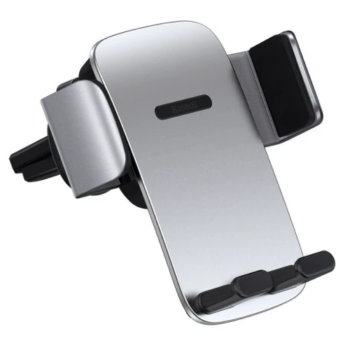 Держатель Baseus Car Holder Air Vent Easy Control Pro Clamp Silver (SUYK010112): Тип автомобильный