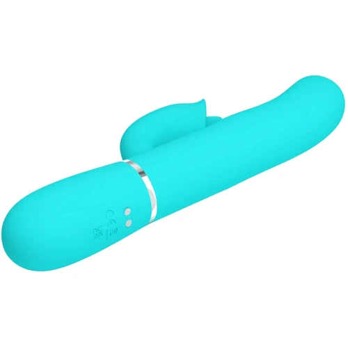 Пульсатор із кліторальним стимулятором LYBAILE Pretty Love Gigi Green (BW-500035-1)