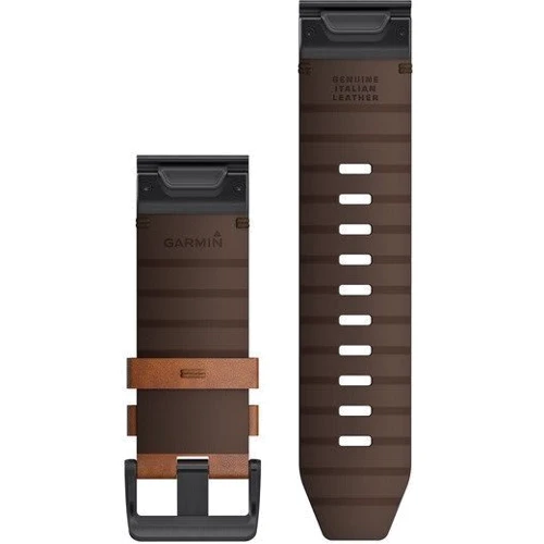 Ремінець Garmin QuickFit 26mm Watch Bands Chestnut Leather (010-12864-05): Колір коричневый