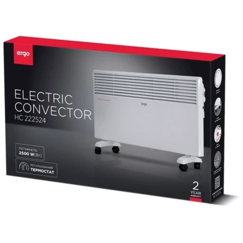Обогреватель Ergo HC 222524: Вес 4.5 кг