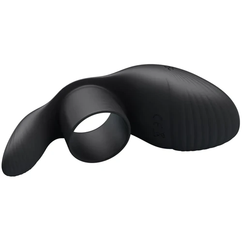 Виброкольцо LYBAILE Pretty Love Vibration Penis Sleeve Black (BI-210198)