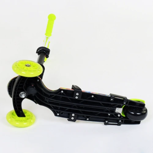 Самокат 5в1 Best Scooter (PU колеса з підсвічуванням) Абстракція Multicolor (84220): Тип гальма ножний