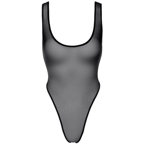 Боди Noir Handmade F322 Paparazzi elastic mesh body Black, S