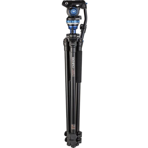 Benro Aluminum Single Tube Tripod A2573FS6PRO: Максимальная высота 180 см