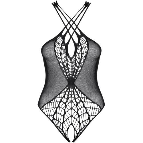 Сексуальный боди с пикантным вырезом Obsessive B118 black S/M/L