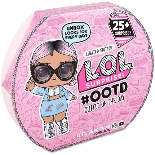 Игровой набор с куклой L.O.L. Surprise! серии Travel" - Модный лук" (кукла, 24 элемента нарядов) (576037): Особенности С блестками