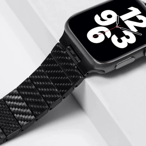 Аксесуар для Watch COTEetCI W76 Carbon Fiber Pattern Strap Black (22008-BK) для Apple Watch 42/44/45/49mm: Виробник COTEetCI
