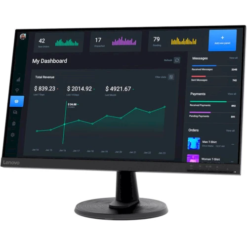 Монитор Lenovo C24-40 (63DCKAT6UA): Формат изображения 16:9