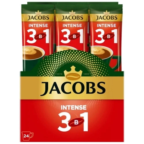 Напиток кофейный растворимый Jacobs Intense 3в1 24х12 г (4820206290519): Вид напитка Напиток кофейный растворимый