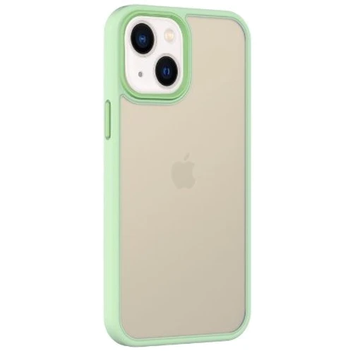 Чехол для iPhone Mobile Case TPU+PC Metal Buttons Light Green for iPhone 13