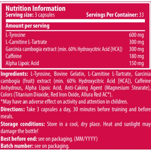 Жиросжигатель Scitec Nutrition Thermo-X 100 caps / 33 servings: Пол Унисекс