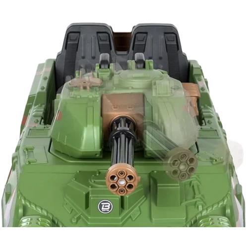 Детский электромобиль танк Bambi Racer 140W, зеленый (M 4862BR-5) фото 8