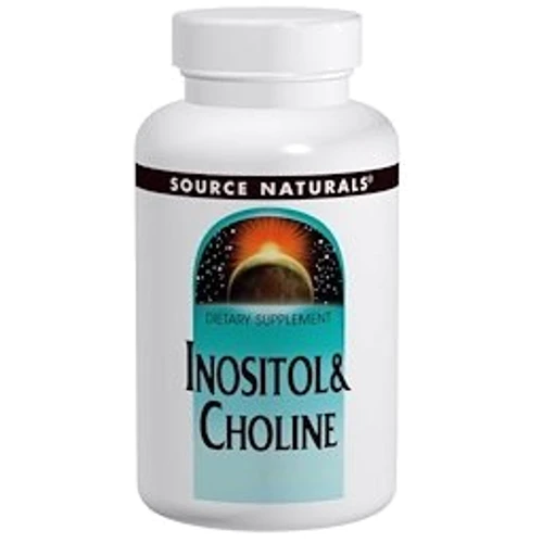 Source Naturals Inositol&Choline, 800 mg, 100 Tab
