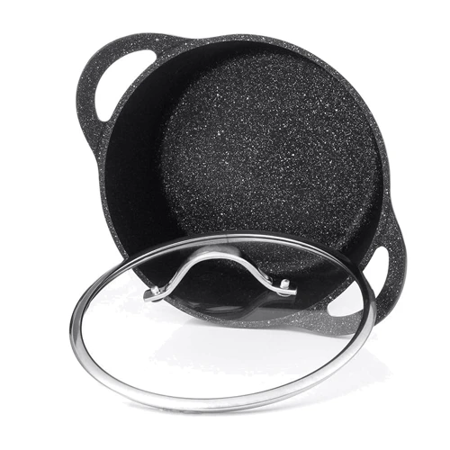 Кастрюля Vinzer Premium Granite Induction Ø 24см, 5л с крышкой (089452): Тип Традиционная