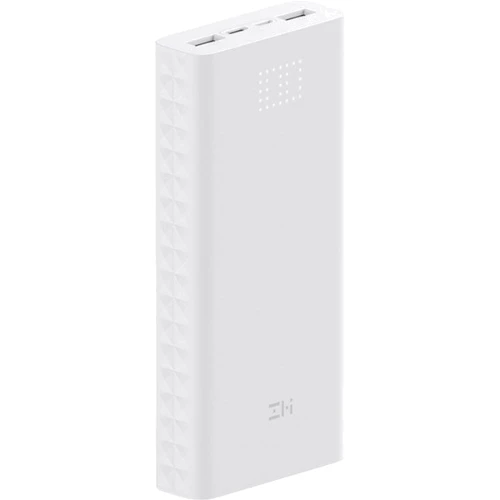 Внешний аккумулятор Xiaomi ZMI Power Bank Aura 20000mAh USB-C 18W White (QB821): Кабели/переходники для смартфонов в комплекте Micro USB / USB Type-C