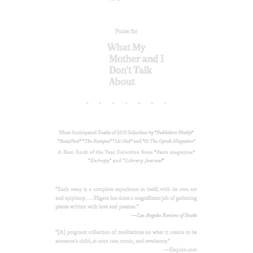 Michele Filgate: What My Mother and I Don't Talk About: Fifteen Writers Break the Silence фото 7