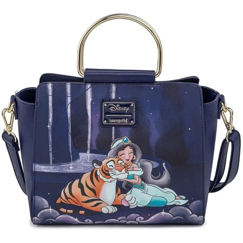 Сумка Loungefly Disney - Jasmine Castle Crossbody Bag фиолетовая (WDTB2269): Материал Искусственная кожа