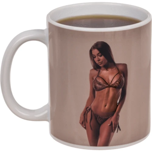 Чашка с термоэффектом OOTB Stoneware Mug Stripper Girl