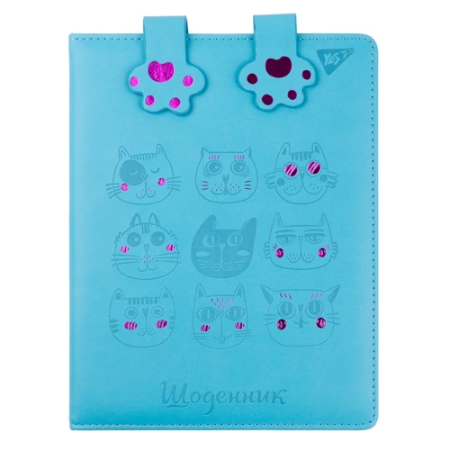 Дневник школьный YES PU твердый Cat. Catband (911394)