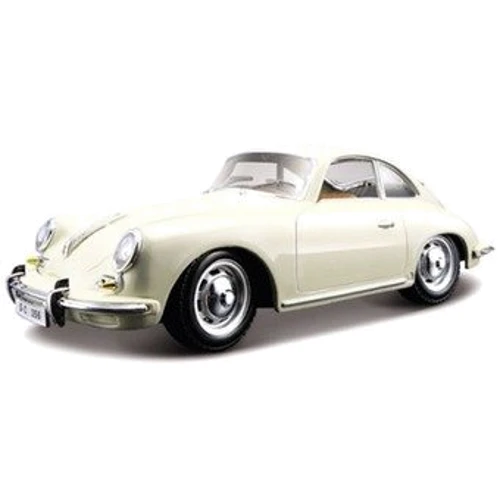 Автомодель Bburago Porsche 356b (1961) (ассорти слоновая кость, красный, 1:24) (18-22079)