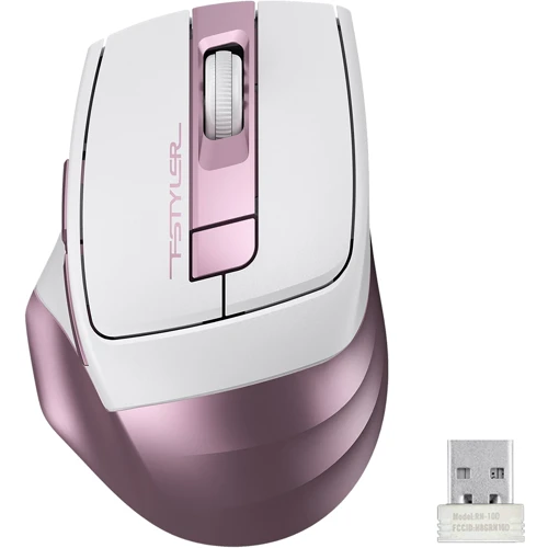 Мышь A4Tech Fstyler FG35 Pink/White