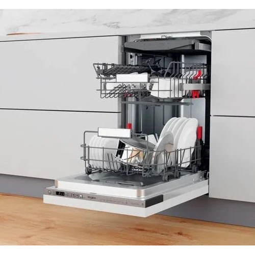 Встраиваемая посудомоечная машина Whirlpool WSIO 3O34 PFE X: Вместимость (комплектов) 10