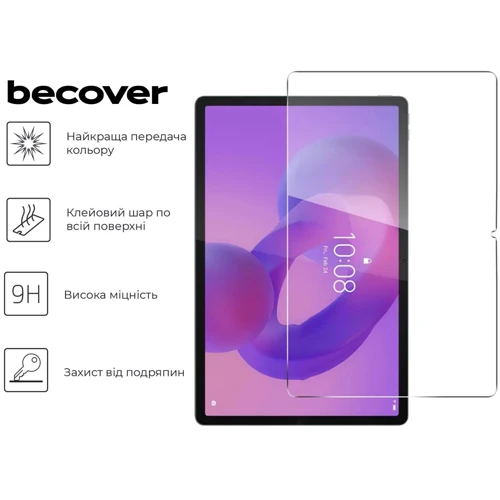 Аксесуар для планшетних ПК BeCover Tempered Glass Clear для Lenovo Idea Tab / K11 (2nd Gen) / Xiaoxin Pad 2025 (713678)
