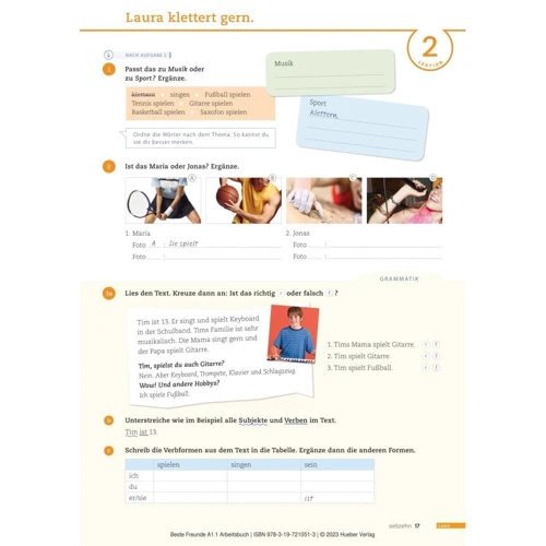Beste Freunde A1.1: Arbeitsbuch: Производитель Hueber