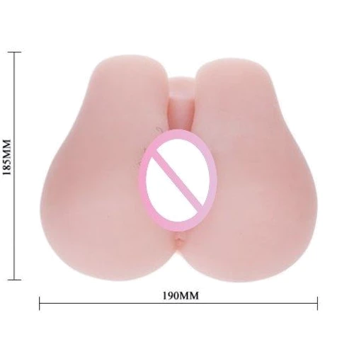 Мастурбатор вагіну та анус з вібрацією Soft and smooth pussy and ass hole, BM-009113