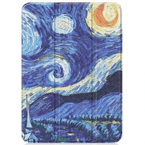 Аксесуар для iPad BeCover Smart Case Night for iPad 10.9 (2022 / 2024) / iPad 11 2025 (709204): Матеріал штучна шкіра