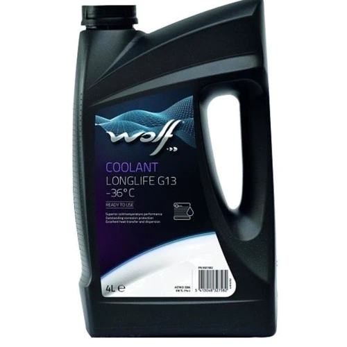 Охолоджуюча рідина WOLF COOLANT LONGLIFE G13 -36°C 4Lx4 фото 1