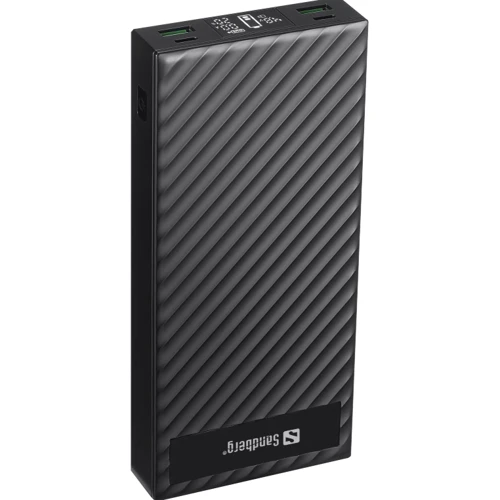 Внешний аккумулятор Sandberg Power Bank 30000mAh UPS Mode PD 100W Black (420-87): Количество USB 2