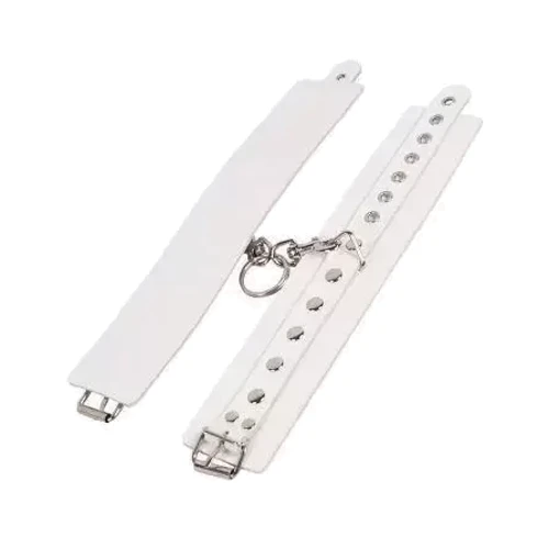 Наручники Leather Restraints Hand Cuffs, WHITE