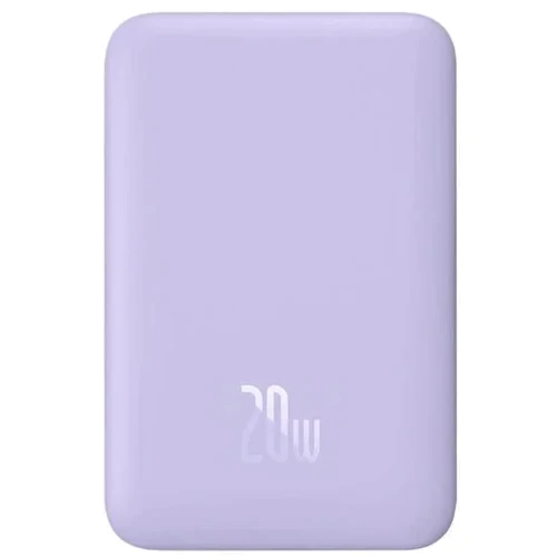 Внешний аккумулятор Baseus Power Bank 10000mAh Mini Magnetic Wireless 20W Purple (PPCX110105)