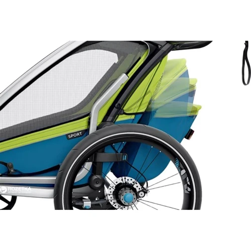 Коляска мультиспортивна Thule Chariot Sport2 Chartreuse TH10201004: Можливість встановлення люльки нет