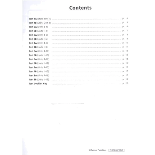 It's Grammar Time 2: Test Booklet: Производитель Express Publishing