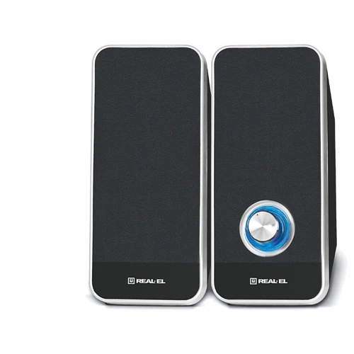 Акустическая система REAL-EL S-80, USB, Black: Формат акустики 2.0