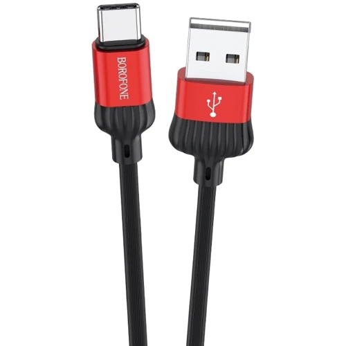Кабель Borofone USB Cable to Lightning Dignity 1m Red (BX28): Длина 1 м