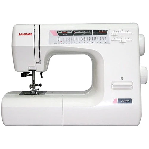 Швейна машина Janome 7518A без чохла: Максимальна ширина строчки, мм 6.5
