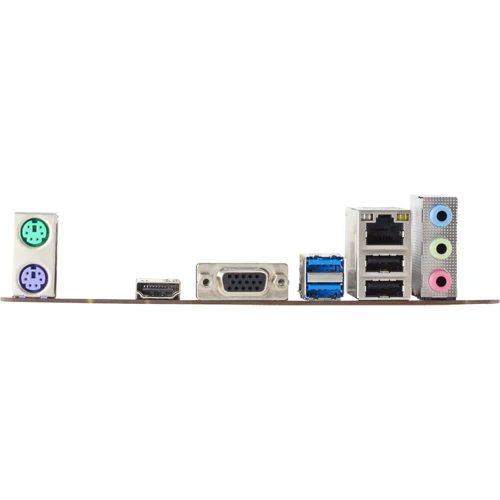Biostar A68N-2100K: Роз'єми на задній панелі USB 2.0, USB 3.2 Gen 1