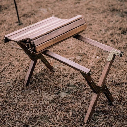 Стол для кемпинга Naturehike HTM Roll Table NH21JJ001 дерево Размер M черный орех: Материал покрытия древесина