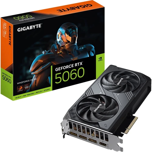 Відеокарта GIGABYTE GeForce RTX 5060 WINDFORCE OC 8G (GV-N5060WF2OC-8GD)
