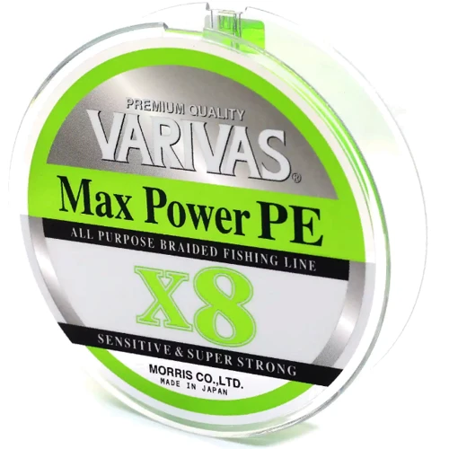 Шнур MAX Power PE X8 Lime Green 150M #1.2