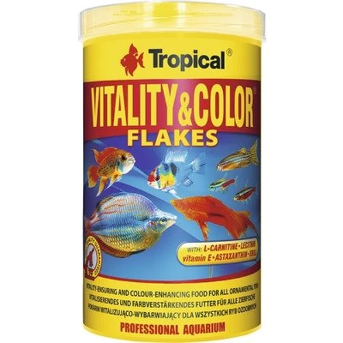 Корм для аквариумных рыб Tropical Vitaity Color в хлопьях 1 л 200 г (5900469771464)