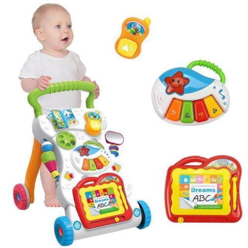 Ігровий центр LimoToy 2107 каталка-ходунки, навчання (анг), музика, звук: Тип розвиваючий центр