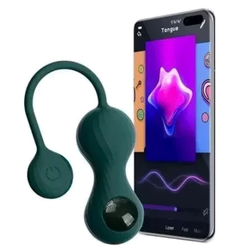 Смарт-тренажер Кегеля Magic Motion – Crystal Duo Smart Kegel Vibrator (бирюзовый)