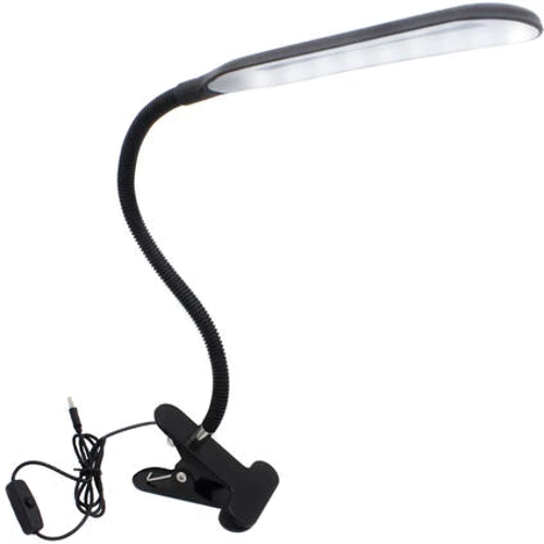 Настольная LED лампа с гибкой ножкой и прищепкой UFT Lamp 1 Black