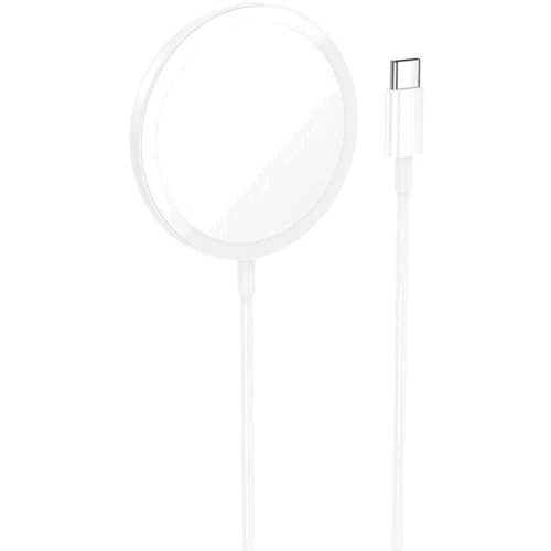 Зарядное устройство Hoco Wireless Charger CW52 Enjoy 15W White for iPhone 16 I 15 I 14 I 13 I 12 series