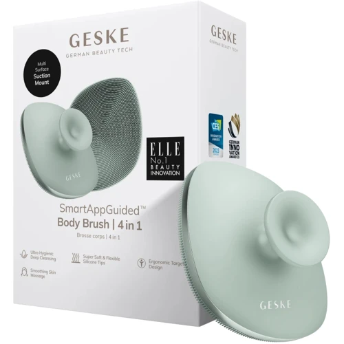 Щітка для тіла GESKE Body Brush 4в1 green